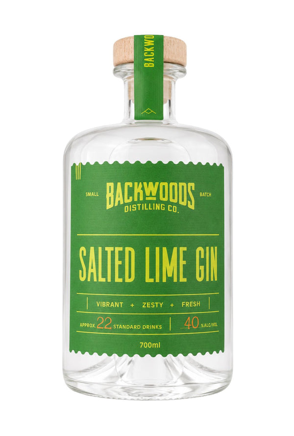Backwoods Salted Lime Gin 40% 700ml | Gin | Shop online at Spirits of France