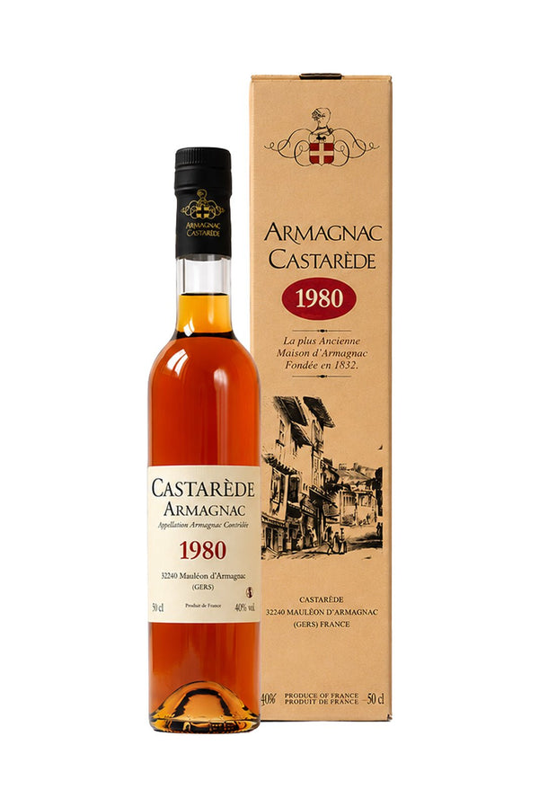 Castarede 1980 Armagnac 40% 500ml | Armagnac | Shop online at Spirits of France
