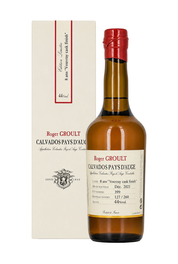 Roger Groult Calvados Vouvray Pays d'Auge 44% 500ml | Calvados : Pays d'Auge | Shop online at Spirits of France