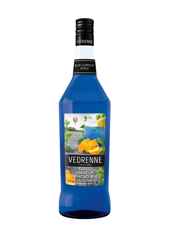 Vedrenne Curacao Syrup 0% 1000ml | Cordial | Shop online at Spirits of France