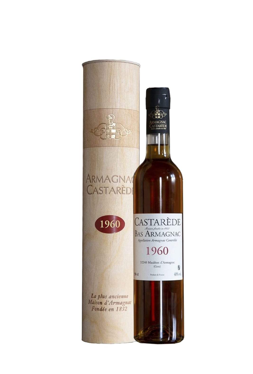 Castarede Armagnac 1960 40% 500ml | Spirits of France Castarede Armagnac 1960 40% 500ml | Spirits of France