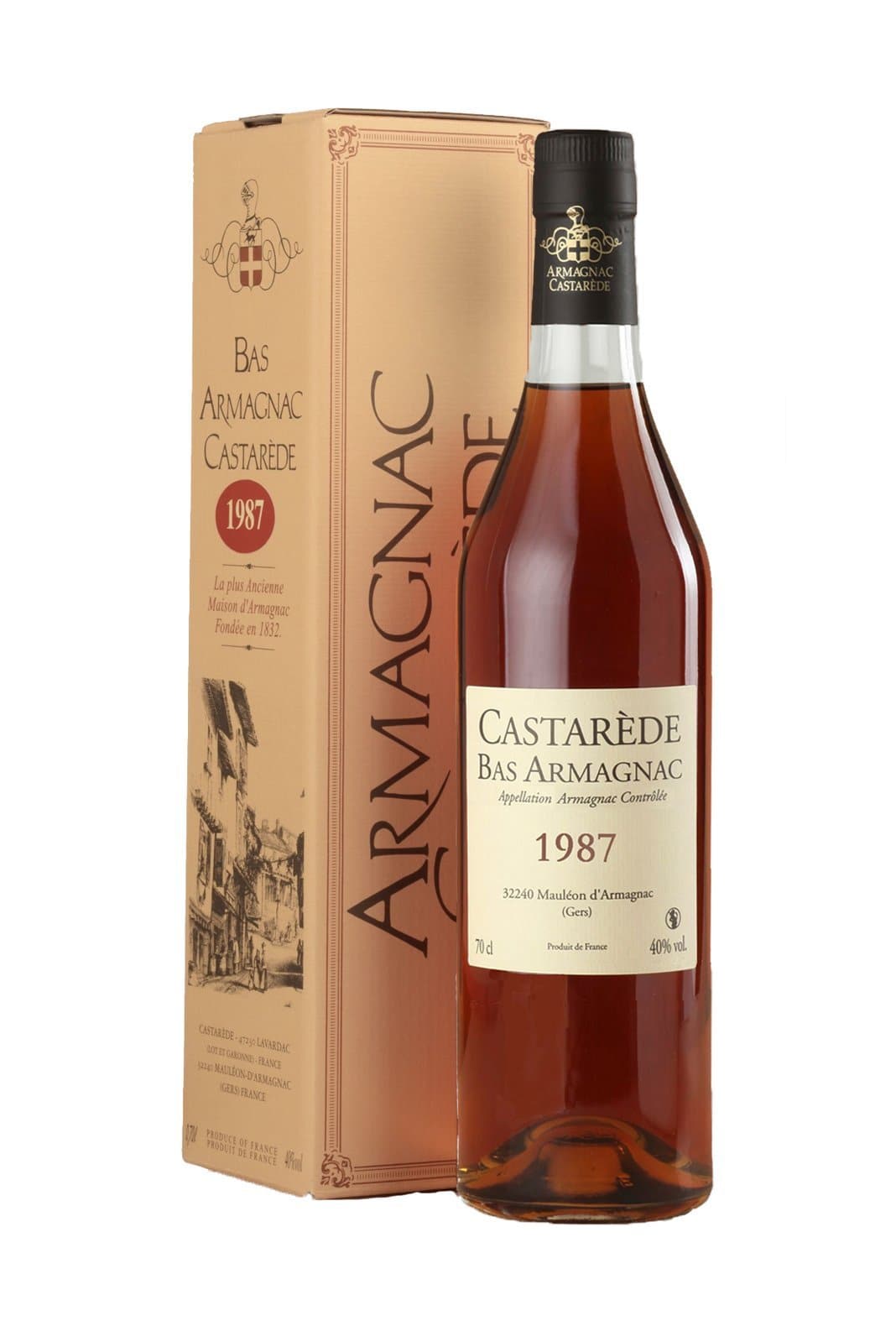 Castarede Bas-Armagnac 1987 40% 700ml | Spirits of France