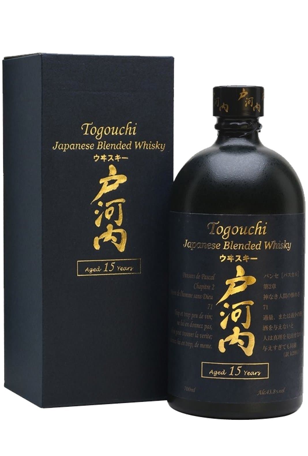 Togouchi 15 years 43.8% 700ml | Spirits of France