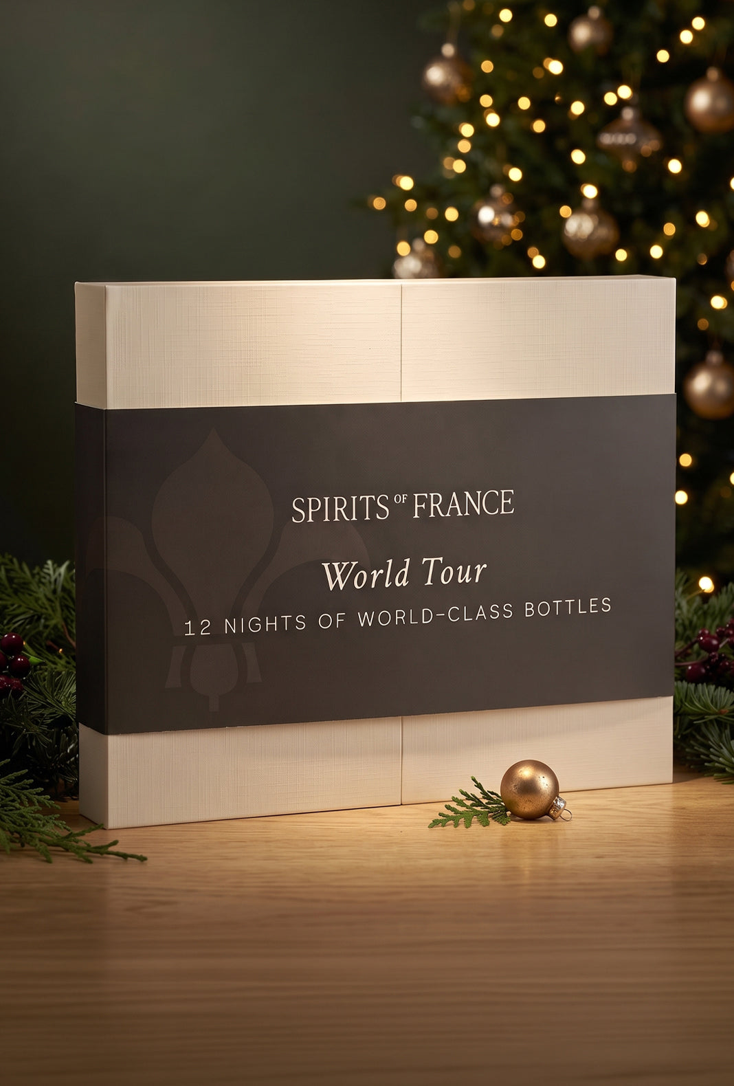 'World Tour' Mixed Spirits Christmas Advent Tasting Box 2026 | Advent Calendar | Shop online at Spirits of France