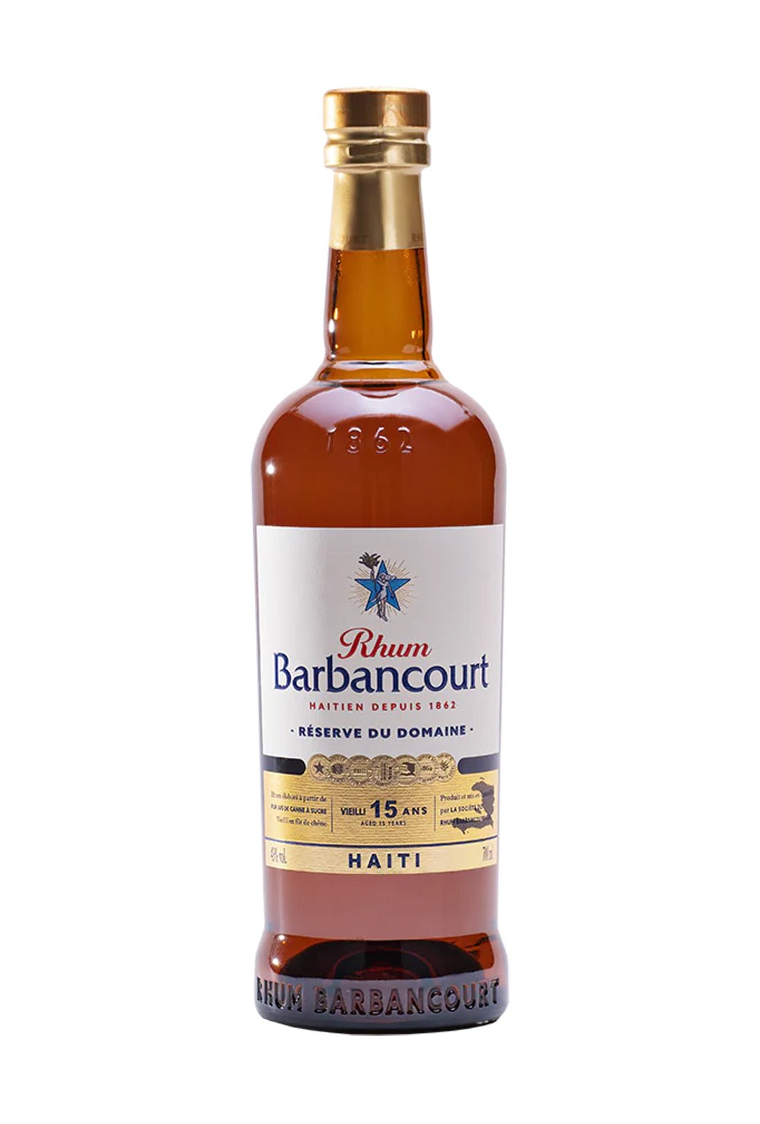 Barbancourt Extra old Rum 15 years 43% 750ml | Rum | Shop online at Spirits of France