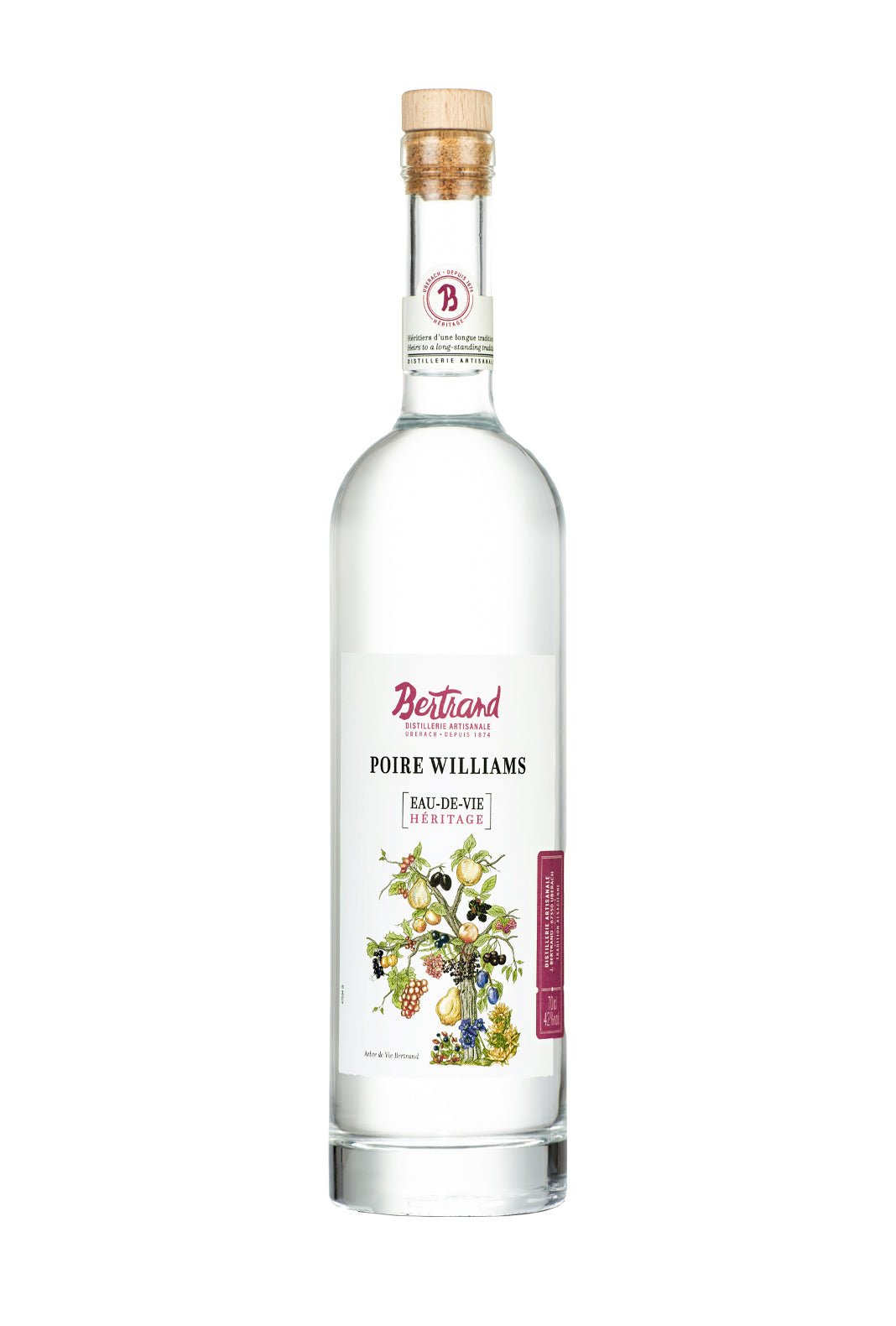 Bertrand Eau de Vie de Poire William (Williams Pear) 42% 700ml | Liquor & Spirits | Shop online at Spirits of France