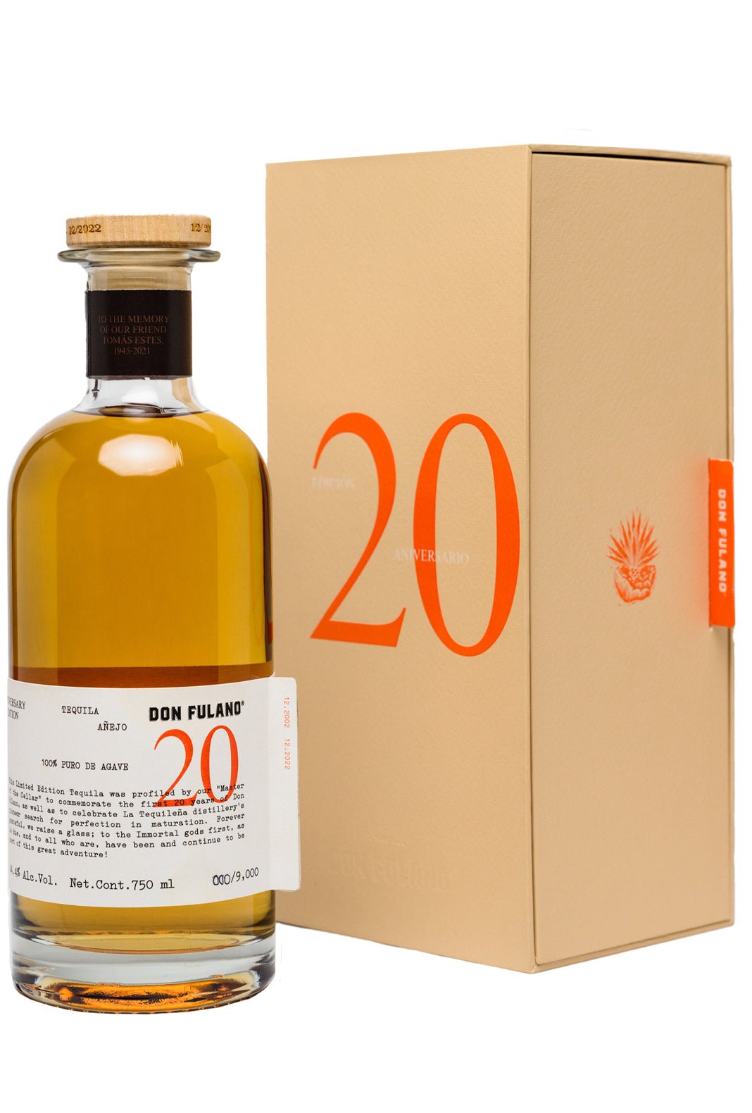 Don Fulano Anniversario Tequila 44.4% 750ml | Tequila | Shop online at Spirits of France