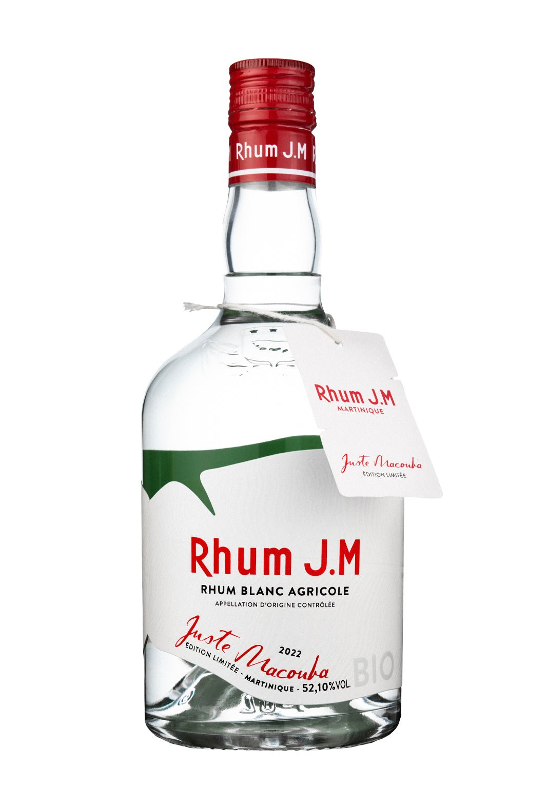 JM Rhum Juste Bio Macouba White 52.1% 700ml | Rum | Shop online at Spirits of France