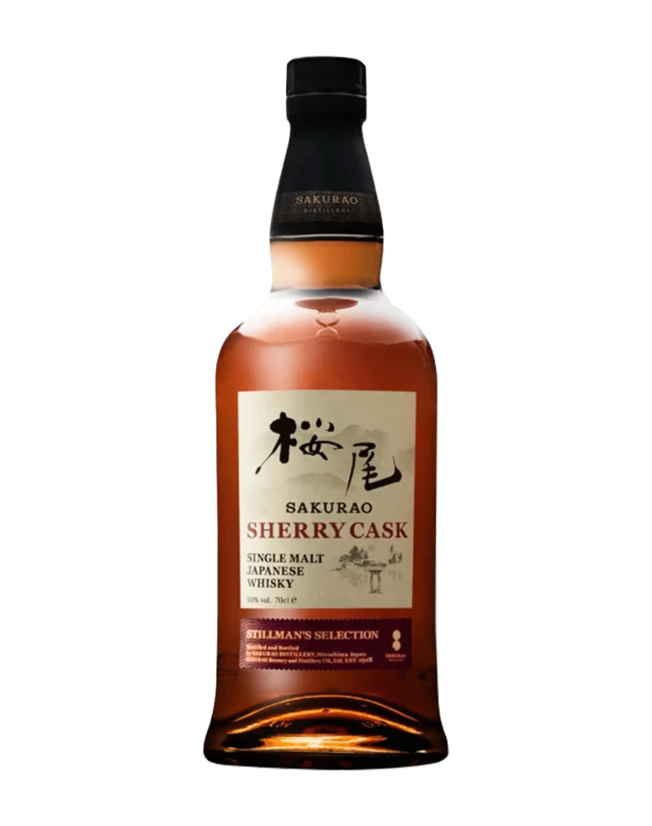 Sakurao Distillery Sherry Cask Single Malt Whisky 50% 700ml | Whisky | Shop online at Spirits of France