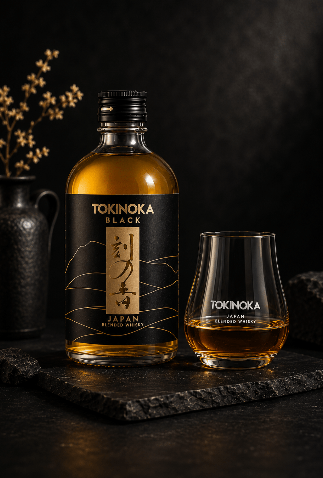 Tokinoka Black Blended Japanese Whisky 50% 500ml | Whisky | Shop online at Spirits of France