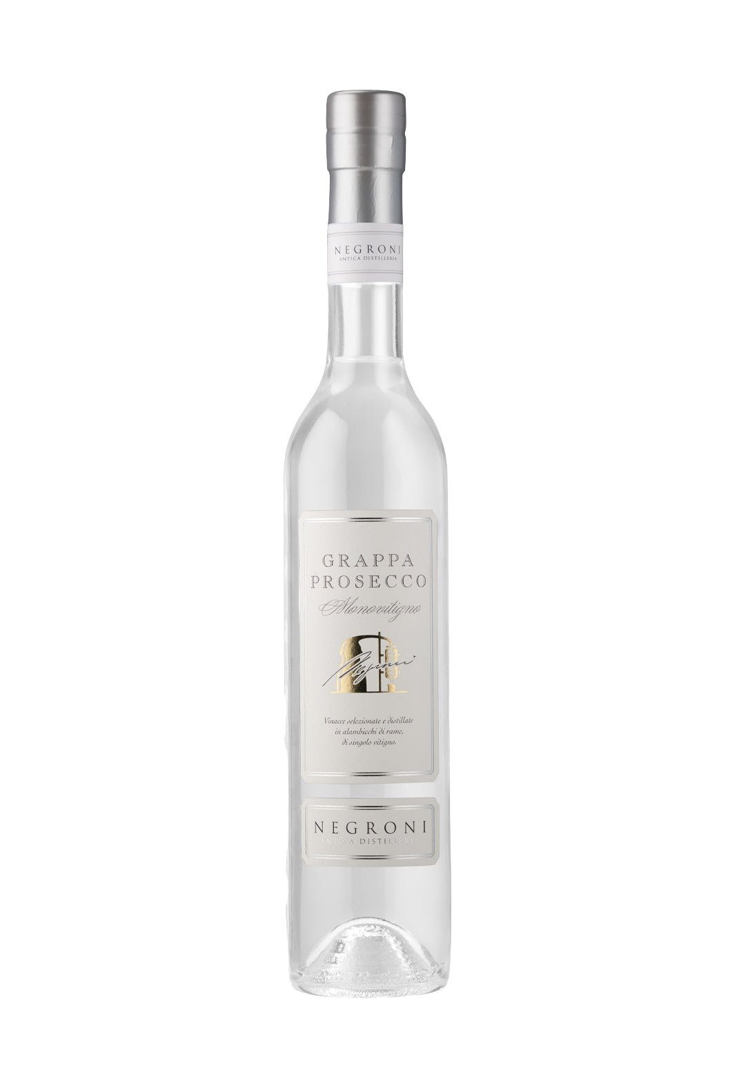 Venegazzu Grappa Di Prosecco 40% 500ml | Marcs | Shop online at Spirits of France